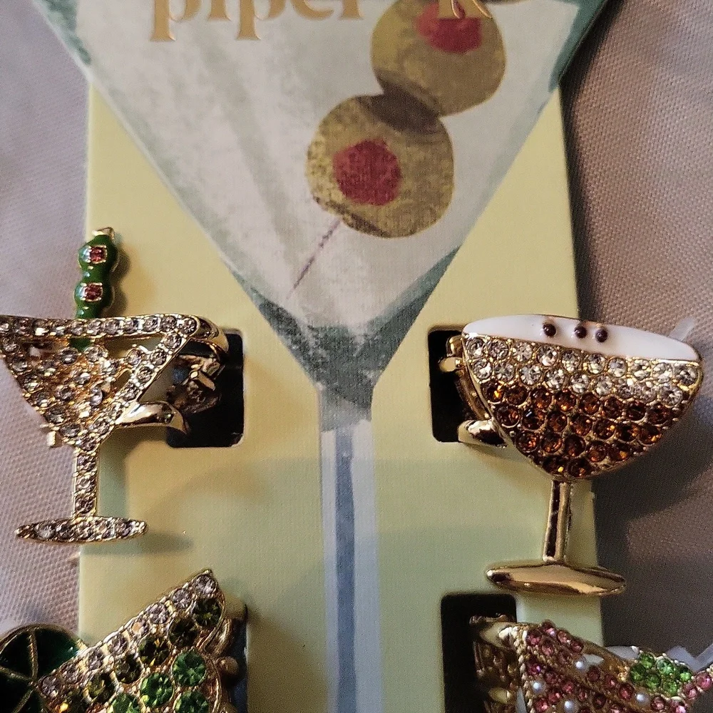 Piper K Cocktail Hair Clips Set